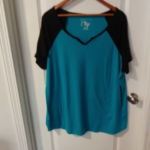 EUC jms 3XL 22W/24W Teal and Black